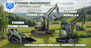 TYPHON Machinery Elevates Compact Performance with Launch of ‘TYPHON Green Series’ of Mini Excavators and Skid Steers