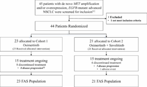 Osimertinib ± Savolitinib in MET-EGFR NSCLC Trial