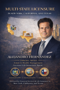Alejandro Hernandez Secures Texas Life Insurance License, Expands Integrated UHNW Advisory & Attorney Referral Platforme