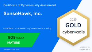 Taskmapper by SenseHawk Awarded CyberVadis Gold Medal for Outstanding Cybersecurity Performance