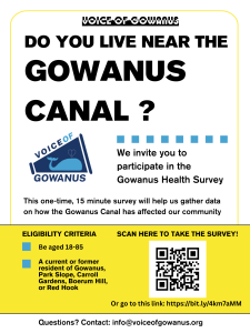 Startling Vapor Intrusion Results in Brooklyn Spur First-Ever Gowanus Community Health Survey
