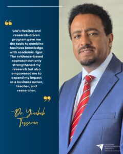 California Intercontinental University Highlights DBA Graduate Dr. Tessema’s Global Impact in Long-Term Care Research