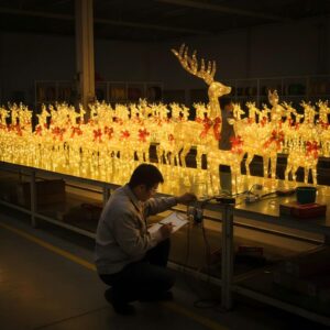 China Exporters vs. Local Suppliers: HOYECHI christmas deer decoration wholesale exporter CE Certified