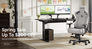 AndaSeat Spring Event Highlights Growing Interest in Integrated Home Setups, Featuring the Xtreme Series Standing Desk