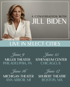 DR. JILL BIDEN TO JOIN AUDIENCES ACROSS THE COUNTRY FOR THE RELEASE OF HER NEW BOOK VIEW FROM THE EAST WING