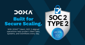DOXA® Talent Strengthens Remote Hiring Security with SOC 2 Aligned Operations