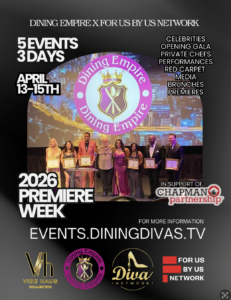 DINING EMPIRE & FOR US BY US NETWORK (FUBU) ANNOUNCE 2026 PREMIERE & PRESS PARTY WEEK