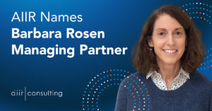 AIIR Consulting Names Barb Rosen as Managing Partner