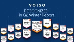 Voiso Earns 49 Badges in G2 Spring 2026 Report, Including 11 Leader Recognitions