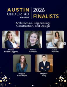 Austin Interior Designer Laura Williams Named Austin Under 40 Finalist in Architecture, Construction, & Design