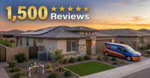 Now Over 1,500 5 Star Reviews For AZ Home Services Group AC Repair & Plumbing Services