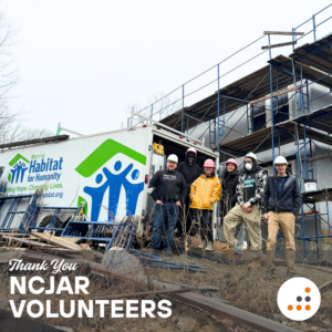 NCJAR Members Volunteer at Habitat for Humanity Build in Rockaway, NJ