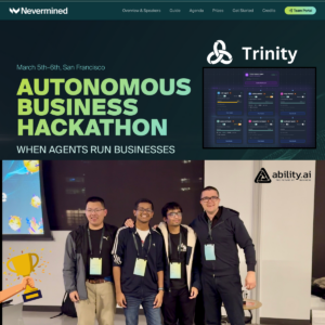Ability AI’s Trinity Platform Powers Winning Teams at Autonomous Business Hackathon